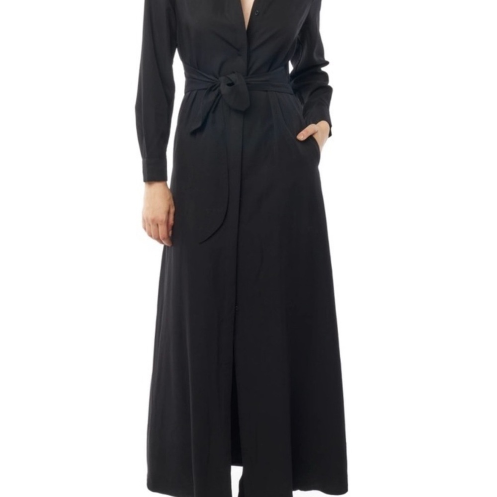 LBLC The Label Amara Tie Front
Collared Dress NWT